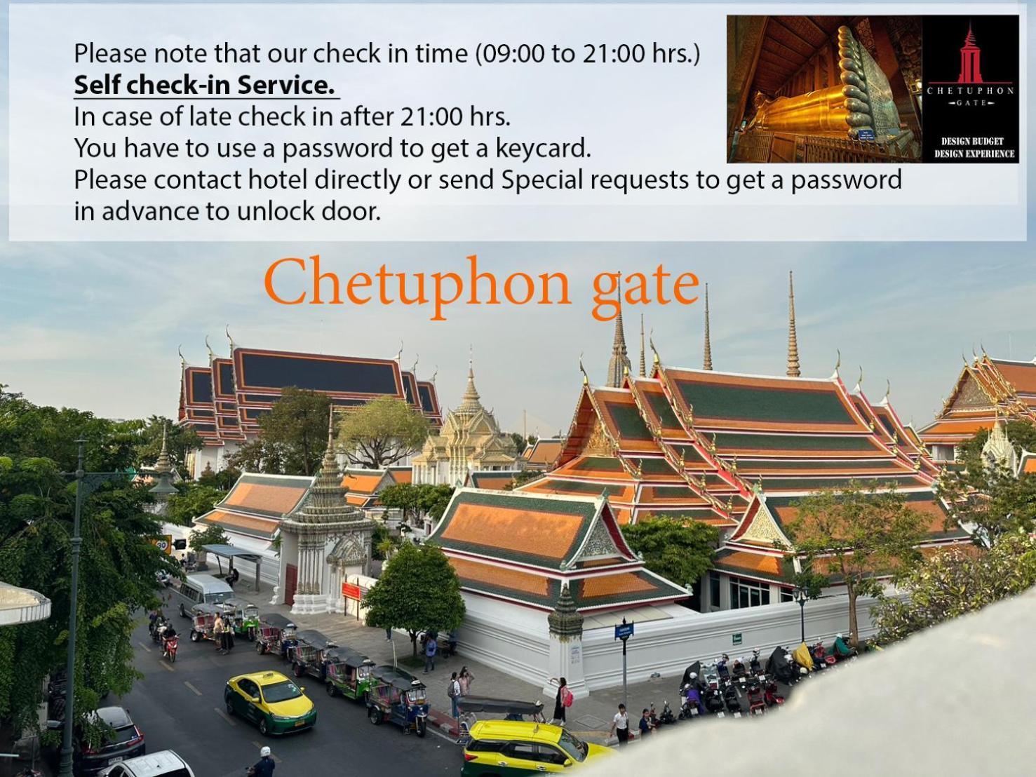 Hotel Chetuphon Gate Bangkok Exteriér fotografie